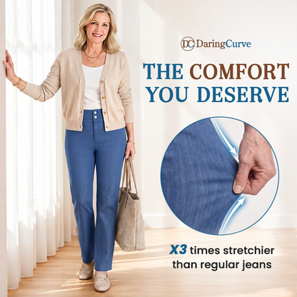 Comfort Shaping EveryWear Stretchy Straight Jeans