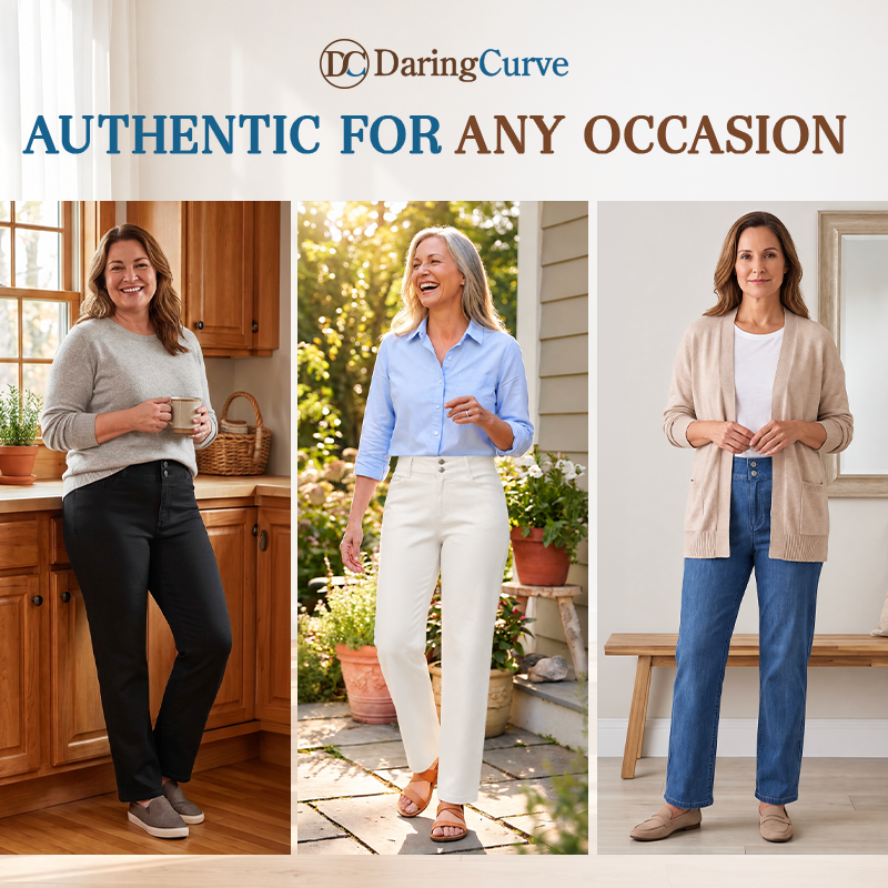 Comfort Shaping EveryWear Stretchy Straight Jeans