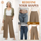 Drapey Soft Elegant High-Waisted Wide-Leg Pants