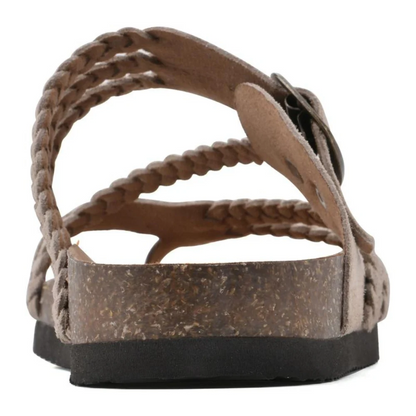 Hayleigh Braided Cork Sandals – Ergonomic Arch Support & Boho Style