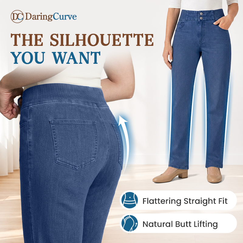 Comfort Shaping EveryWear Stretchy Straight Jeans