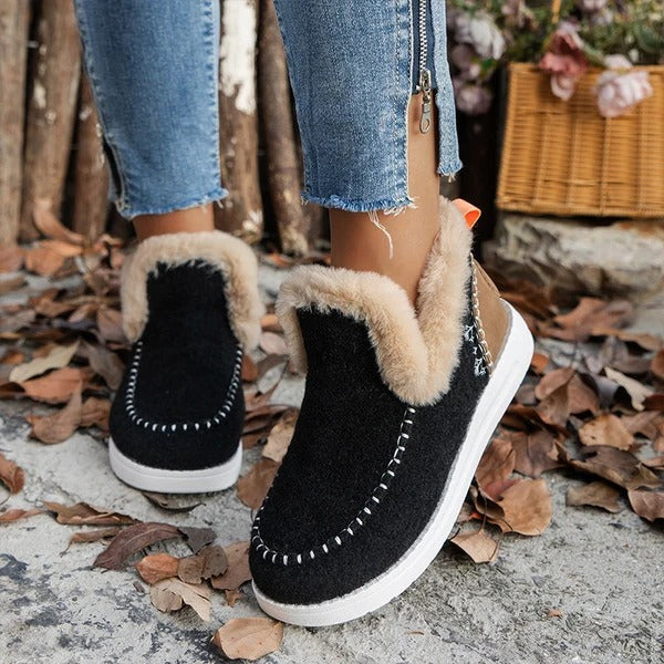 ❄️ Women's winter boots - anti-slip, warm artificial lining and all-day comfort