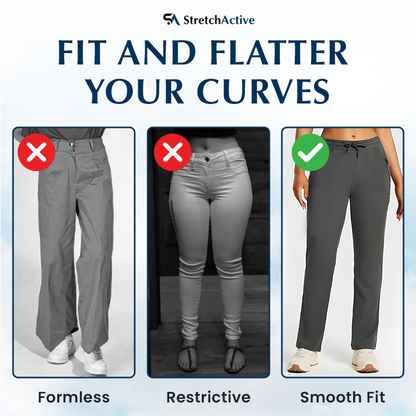 Women's Ultra Stretch Ice Silk Comfort Casual Pants