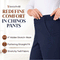 Women's Hidden Stretch Waist Twill Chinos Pants