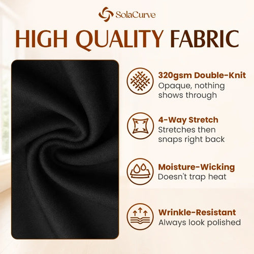 The Comfort Flex Tummy-Control Ponte Pants for Women 50+
