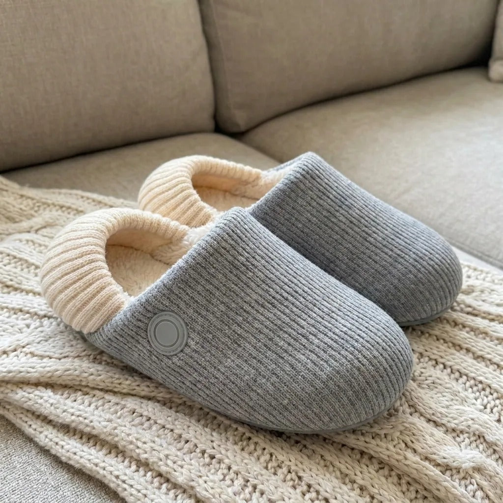 CozyStep — Rechargeable Heated Slippers