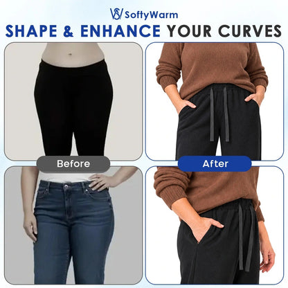 SoftyWarm - Women Cozy Fleece-Lined Relaxed Pants