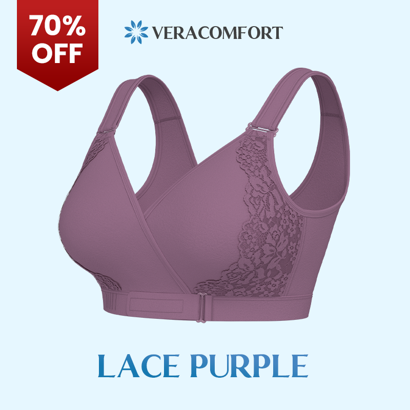 Veracomfort - Velcro Front-Wrap & Straps Adaptive Comfort Bra
