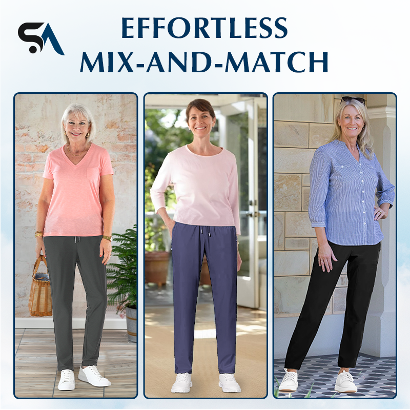Women's Ultra Stretch Ice Silk Comfort Casual Pants