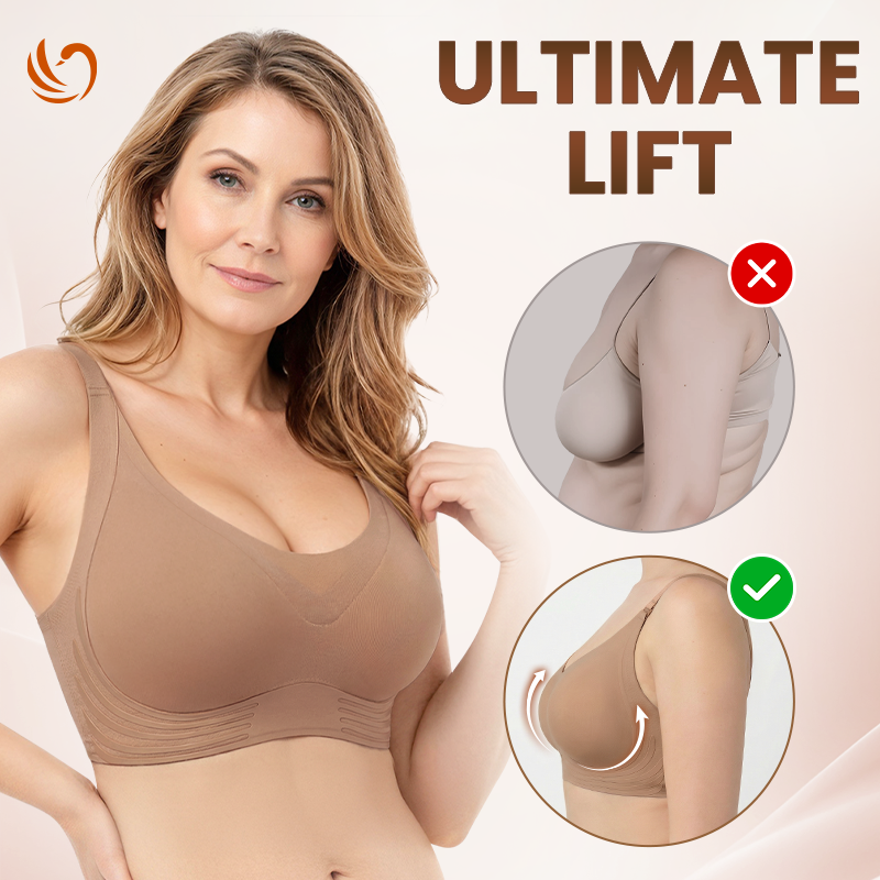 Supportive Wireless Lift Bra for All-Day Comfort