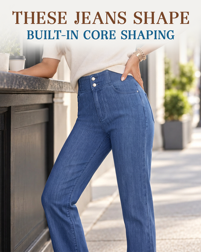 Comfort Shaping EveryWear Stretchy Straight Jeans