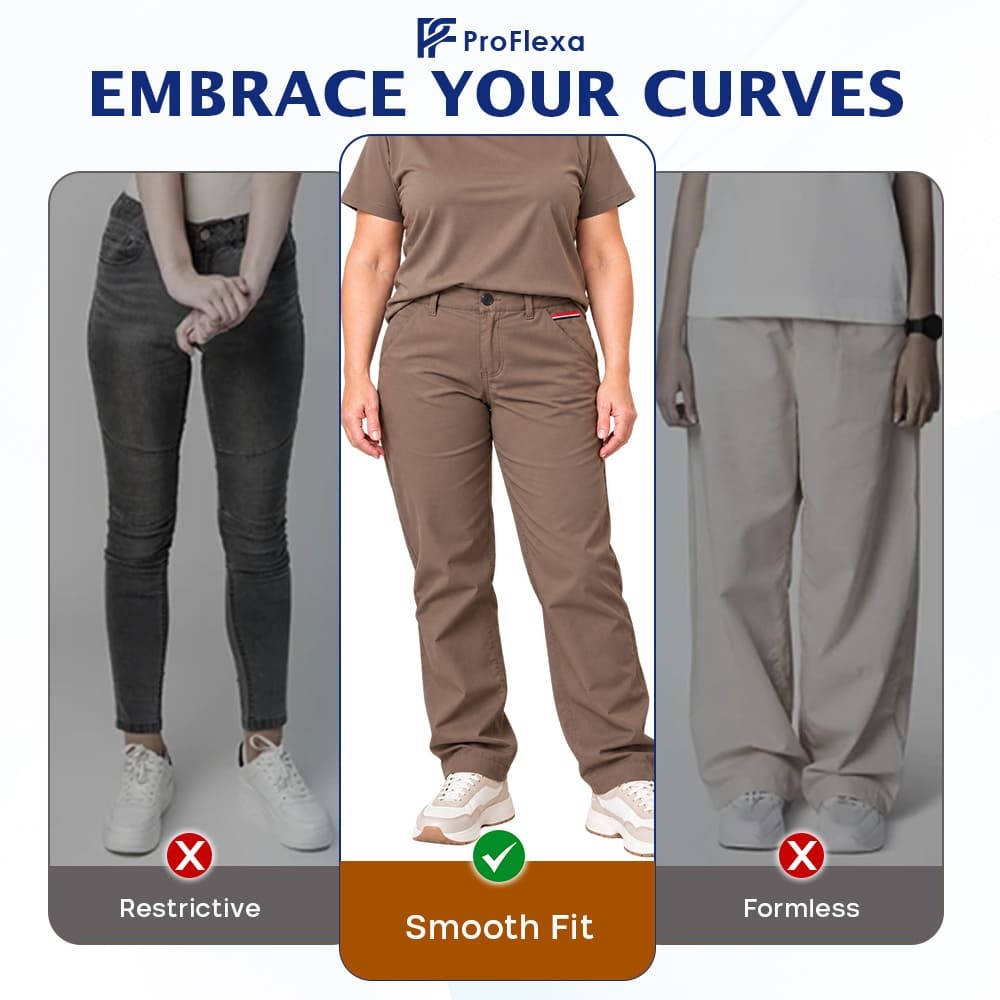 ProFlexa - Women's Easy-Fit Stretch Trousers