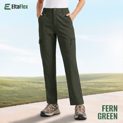 EltaFlex - Women's Lightweight Stretch Everyday Cargo Pants