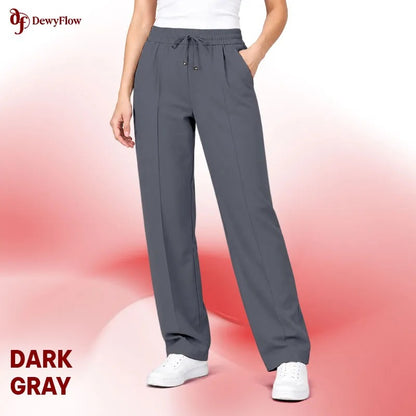 DewyFlow - #1 Elastic Waist Stretch Dress Pants for Seniors
