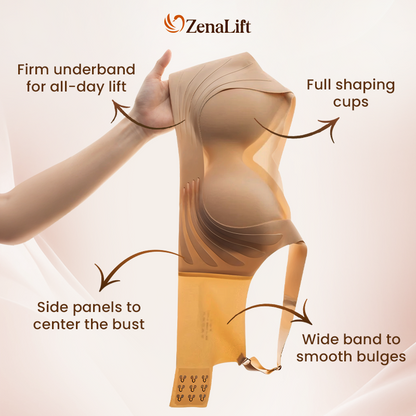 Supportive Wireless Lift Bra for All-Day Comfort
