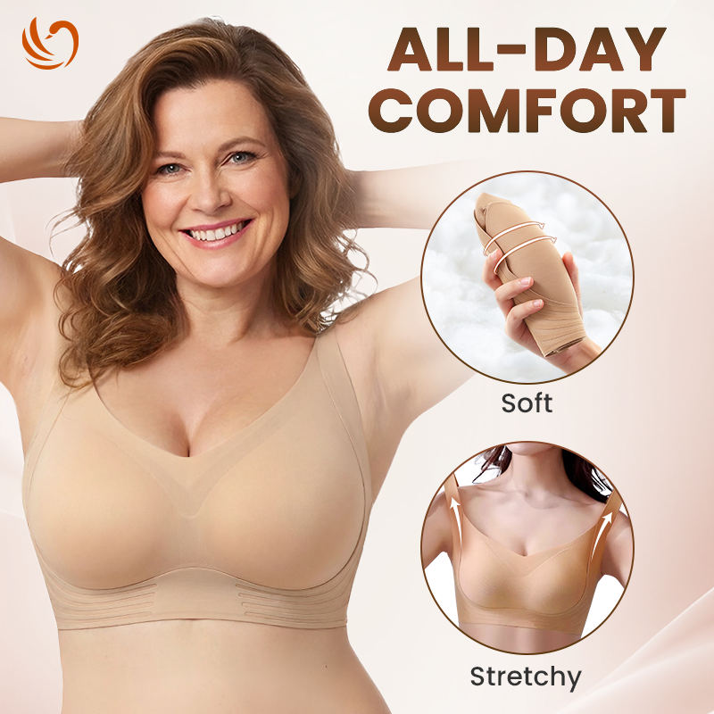 Supportive Wireless Lift Bra for All-Day Comfort