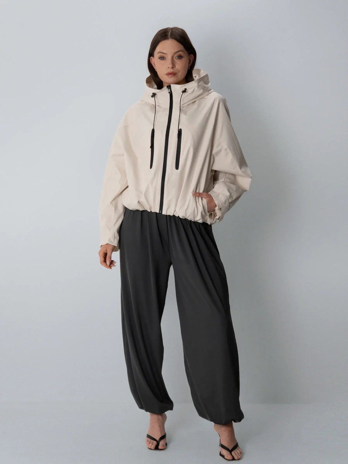One Size Short Oversized Rain Jacket