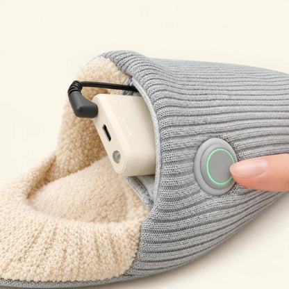 CozyStep — Rechargeable Heated Slippers