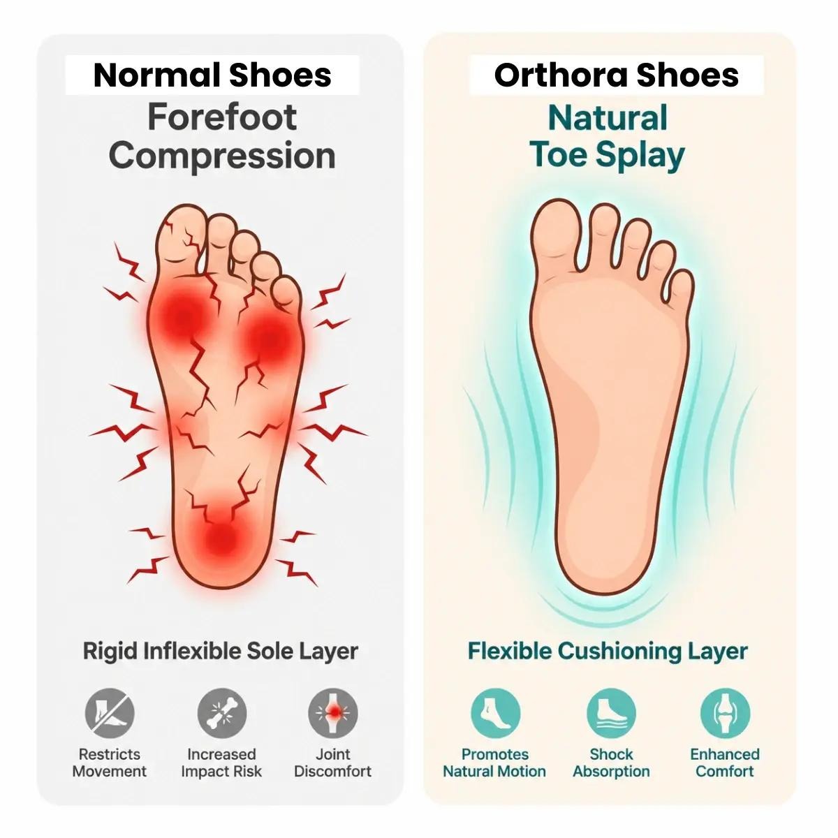 Orthora Comfy - Comfy Arch Support Orthopedic Sneakers for Seniors