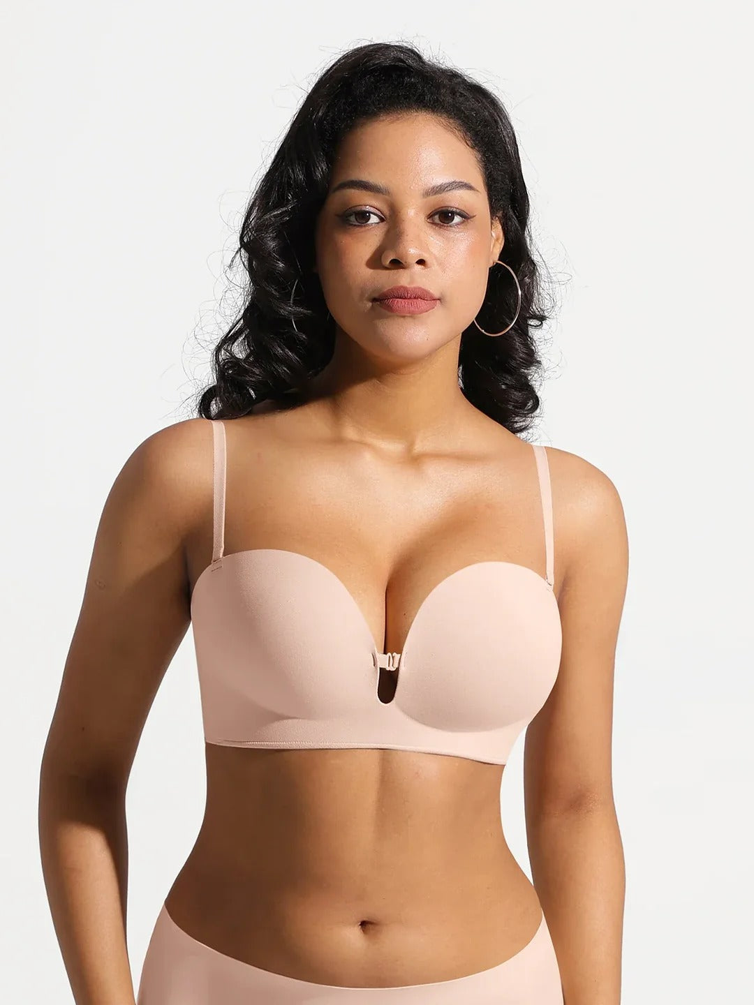 Seamless Non-Slip Push-Up Shaping Strapless Bra