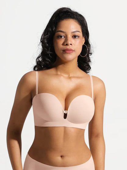 Seamless Non-Slip Push-Up Shaping Strapless Bra
