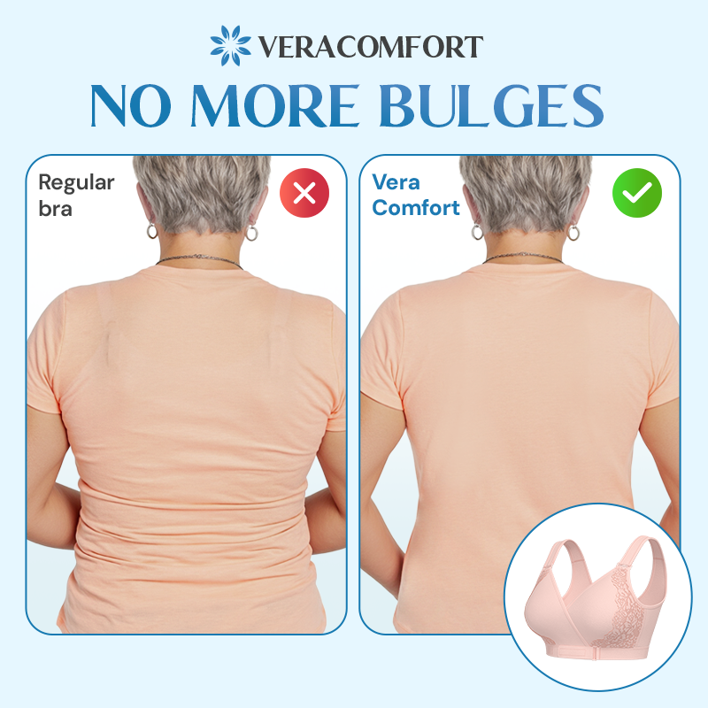 Veracomfort - Velcro Front-Wrap & Straps Adaptive Comfort Bra