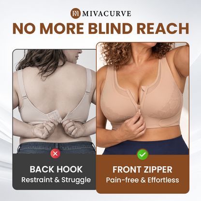 MivaCurve - Posture-Support & Bounce-Control Zipper Bra