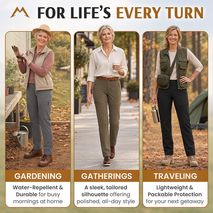 FlexLaria - Women's Stretch Outdoor Utility Cargo Pants