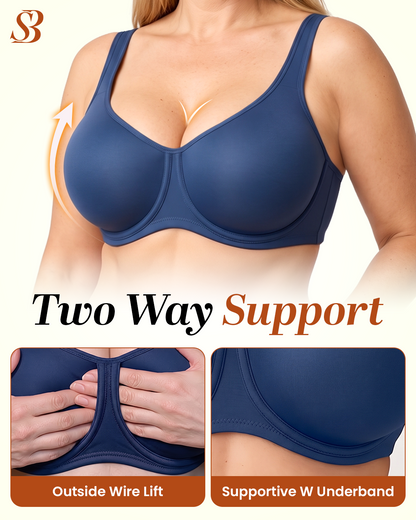 Shelara Bra - Outside-Wire Seamless Support Bra