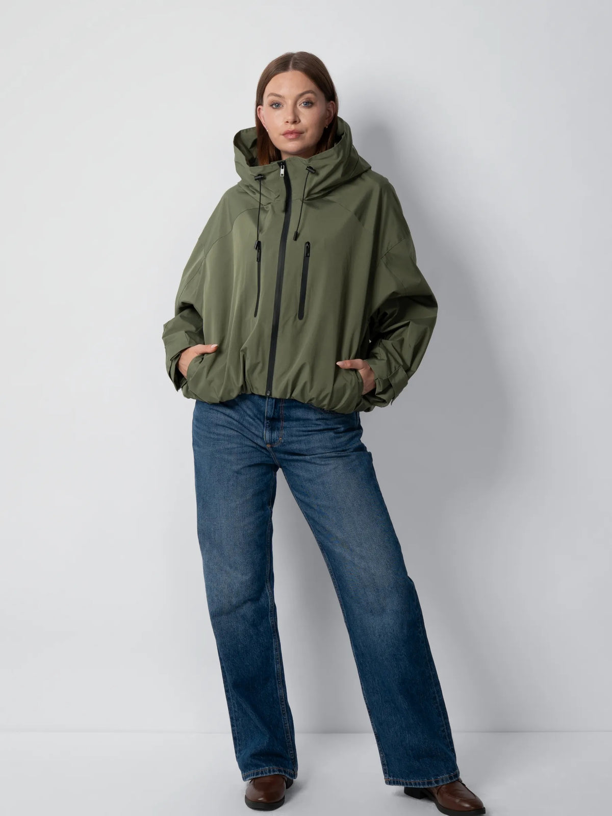 One Size Short Oversized Rain Jacket