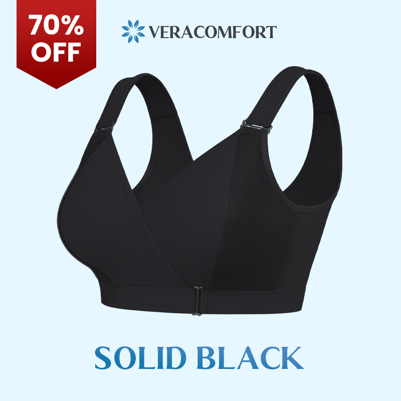 Veracomfort - Velcro Front-Wrap & Straps Adaptive Comfort Bra
