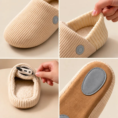 CozyStep — Rechargeable Heated Slippers