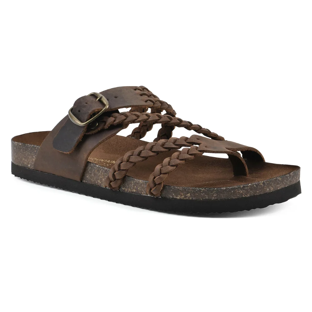 Hayleigh Braided Cork Sandals – Ergonomic Arch Support & Boho Style