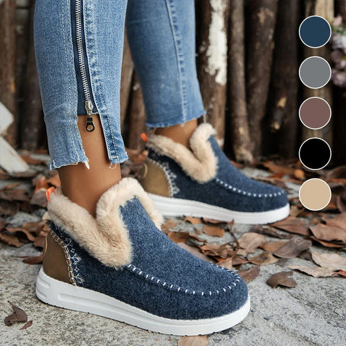 ❄️ Women's winter boots - anti-slip, warm artificial lining and all-day comfort