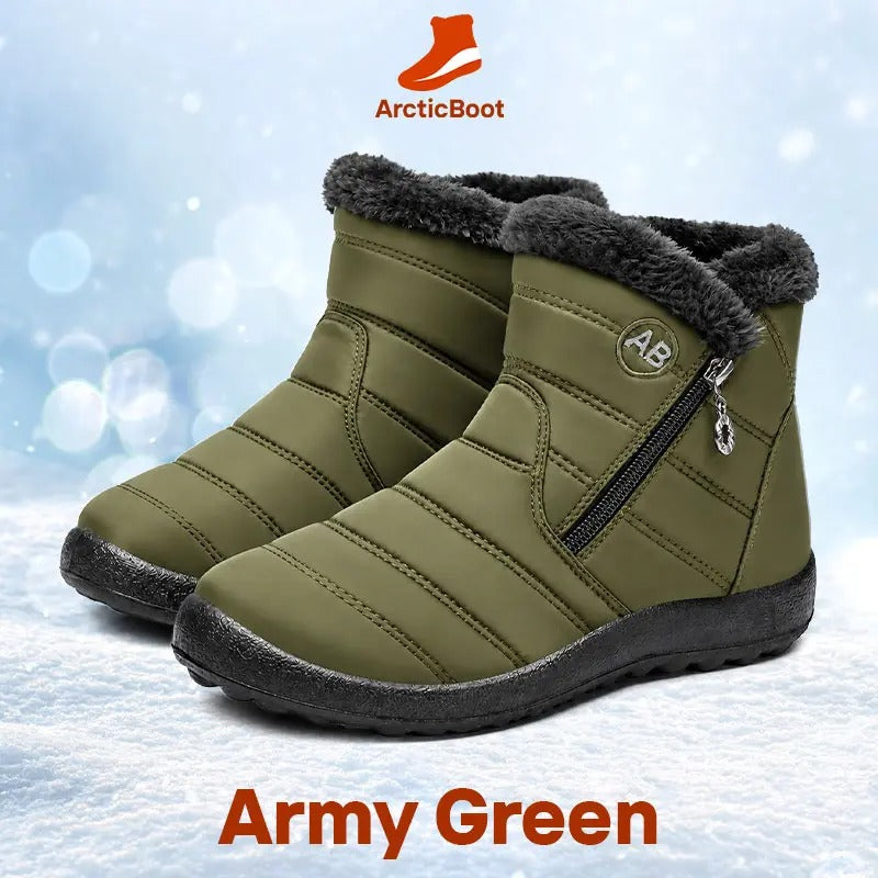 ArcticBoot - Thermal Waterproof Fleece-Lined Zip-Up Boots