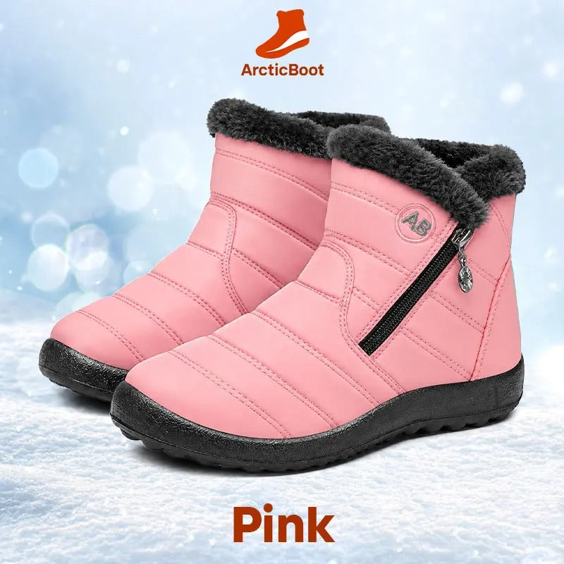 ArcticBoot - Thermal Waterproof Fleece-Lined Zip-Up Boots
