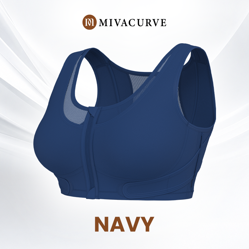 MivaCurve - Posture-Support & Bounce-Control Zipper Bra