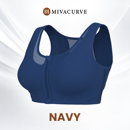 MivaCurve - Posture-Support & Bounce-Control Zipper Bra