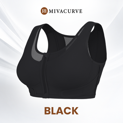 MivaCurve - Posture-Support & Bounce-Control Zipper Bra