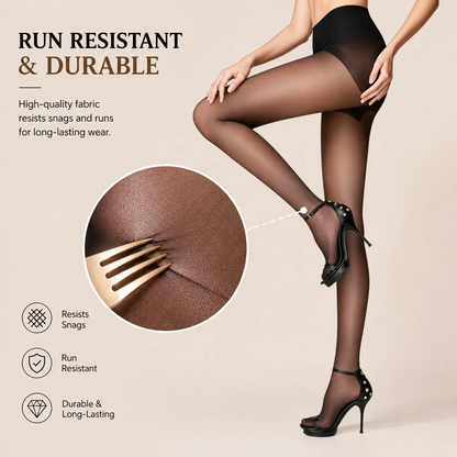 Women's Control Top Shaping Sheer Pantyhose