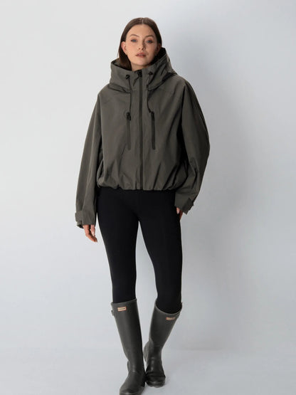 One Size Short Oversized Rain Jacket