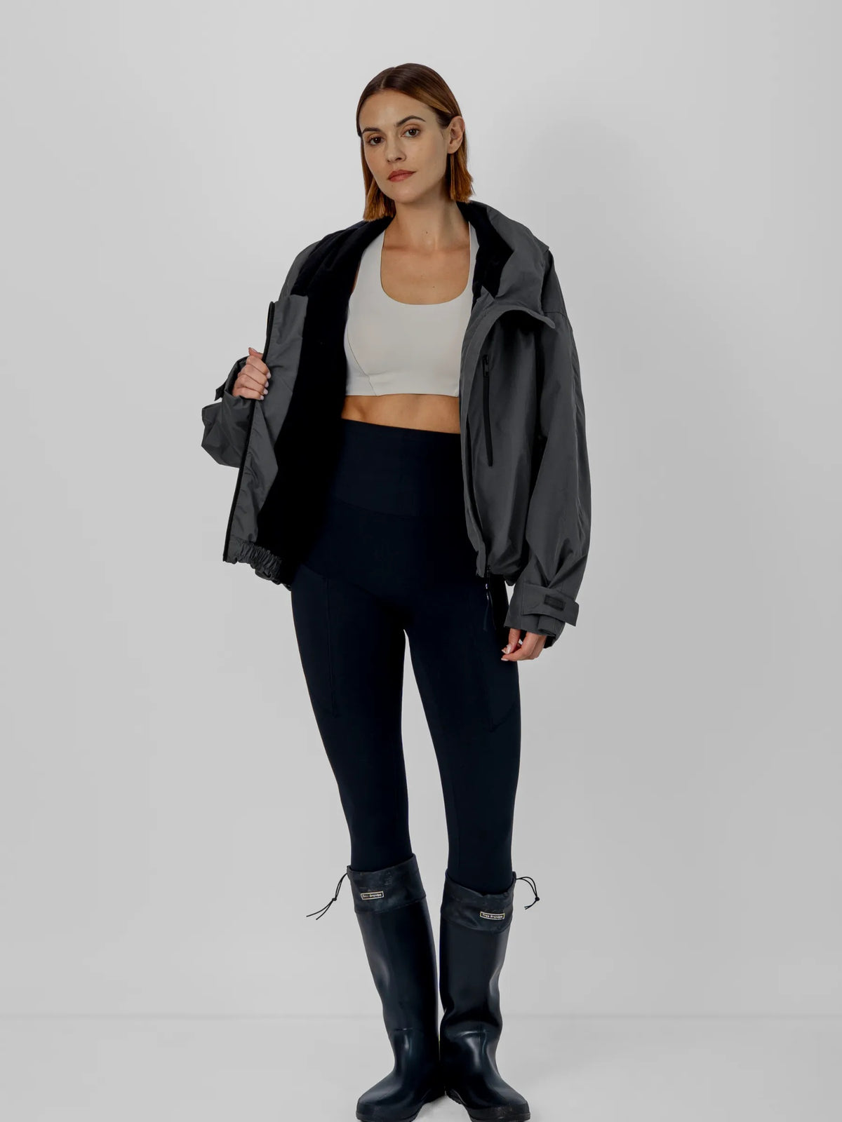 One Size Short Oversized Rain Jacket