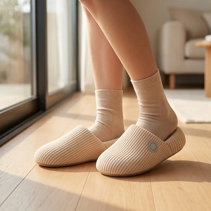 CozyStep — Rechargeable Heated Slippers