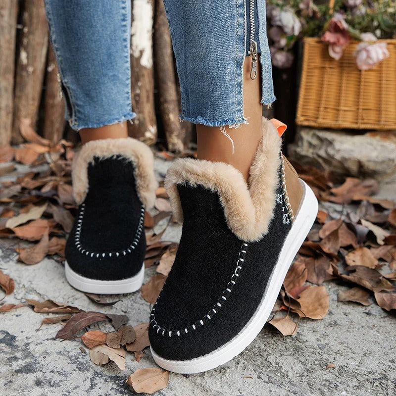 ❄️ Women's winter boots - anti-slip, warm artificial lining and all-day comfort