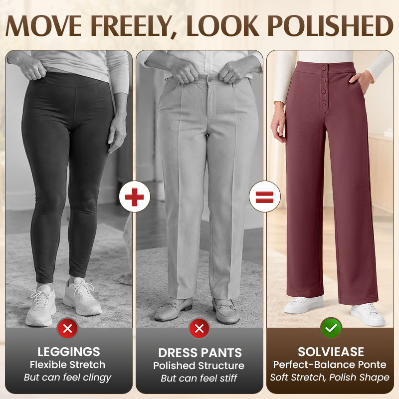 Perfect Shape Pull-On Ponte Pants
