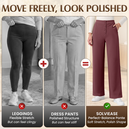 Perfect Shape Pull-On Ponte Pants