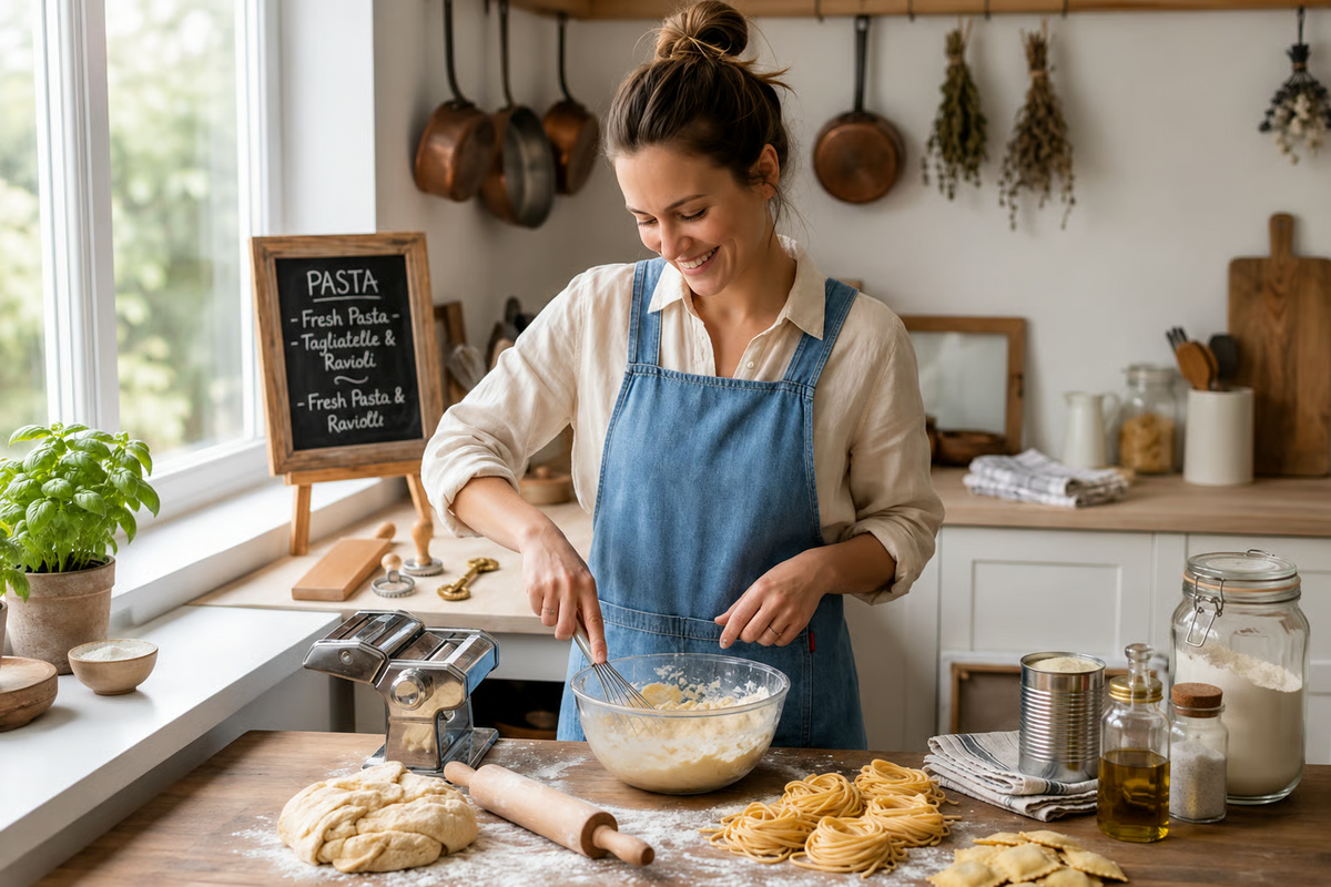 Cloud-Fit Denim Apron