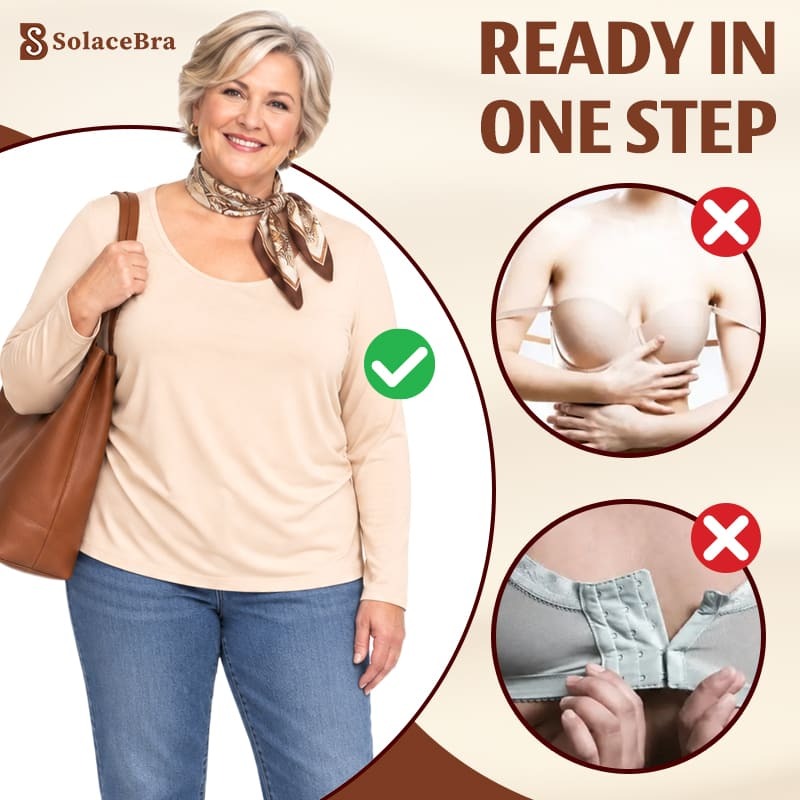 SolaceBra - 65% OFF-Soft Built-In Bra Long Sleeve Top for Women