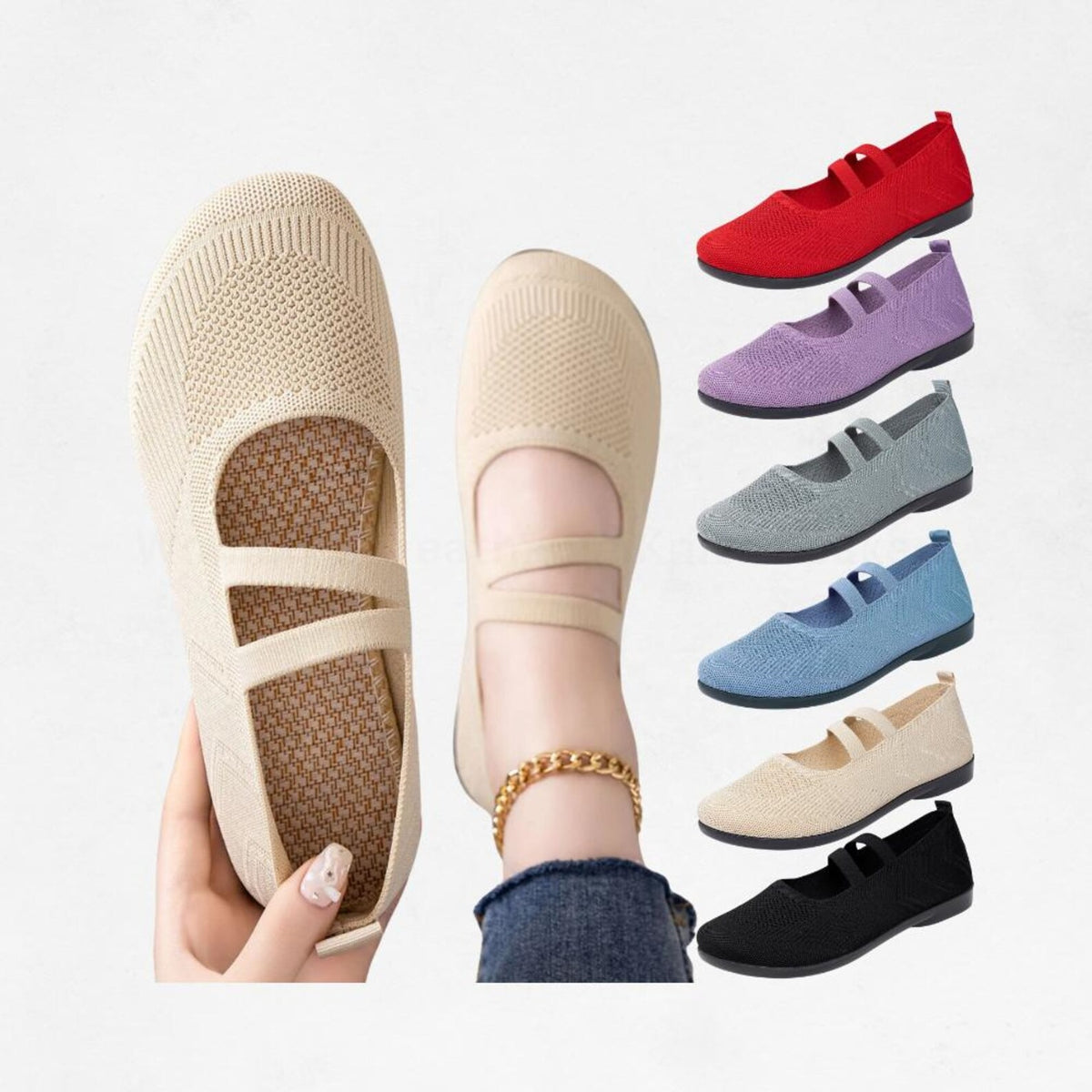 Women's Breathable Knit Sneakers