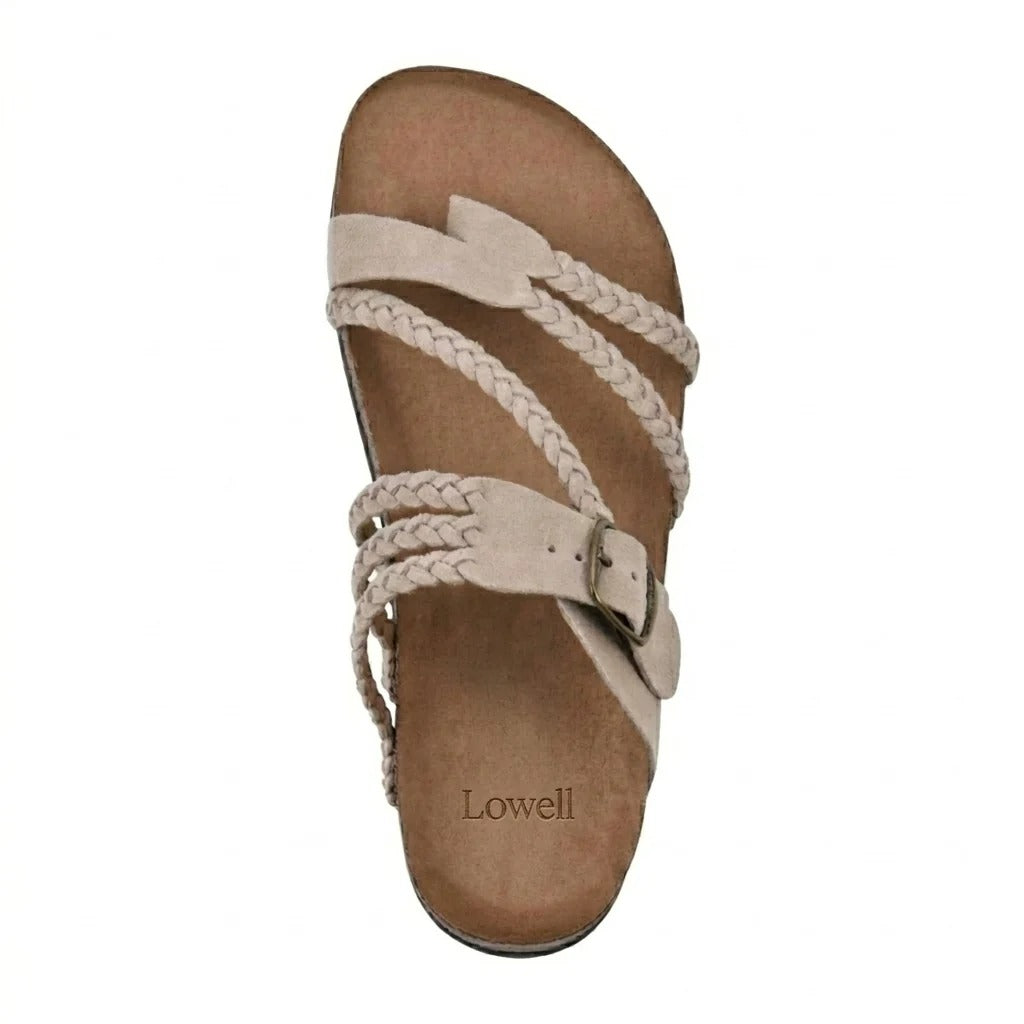 Hayleigh Braided Cork Sandals – Ergonomic Arch Support & Boho Style